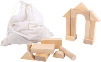 Logo Blocs en bois de construction gants 7072