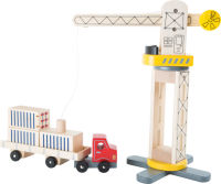 Logo Grue et camion en bois 10161
