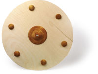 Logo Bouclier en bois 