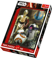 Logo Star wars puzzle droides, 160 pices 7864