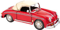 Logo Dco style vintage voiture de sport rouge 7427