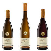 Logo Veit dgustation de 3 vins coffret or, riesling/pinot blanc 1344