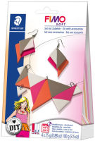 Logo Fimo soft kit de bijoux diy 'triangle', durcissant au four 57890241