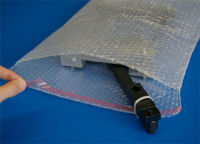 Logo Tap sac � bulles d'air, 200 x 300 mm, avec un rabat 8781751