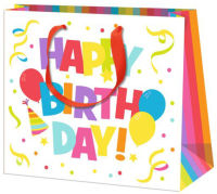 Logo Susy card sachet cadeau 'happy birthday', grand 40012360
