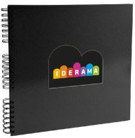 Logo Exacompta album photo � spirales iderama, 320 x 320 mm, vert 8701376