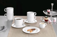Logo Via by r & b assiette  dessert 'paris', en porcelaine 6455177