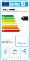 Logo Severin mini-rfrigrateur ks 9838, blanc, avec conglateur 96270115