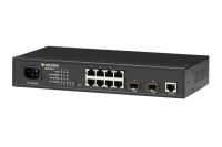 Logo Switch l2 8 ports giga + 2 giga sfp alimentation ac men-5410