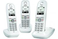 Logo Gigaset, produit rfrence : giga as 470 trio blanc