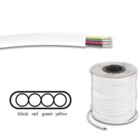 Logo Rouleau de c�ble m�plat rj11 4 fils 100m blanc 3101b