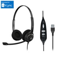 Logo Sc 260 usb ml,micro casque filaire optimis microsoft(mute, call control, vol control) double couteur xxl circle flex /arceau s
