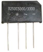 Logo B250c5000-3300 pont diode -w+w so33/205 rm=7,5mm 98190