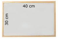 Logo Tableau velleda blanc magntique 40 cm x 30 cm - maul
