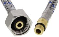 Logo Flexible d'alimentation bleu integr. joint 60 cm m�tal 1/2