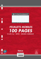 Logo Conquerant sept feuillets mobiles 170 x 220 mm, sey�s 339206300
