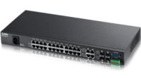 Logo Switch 24 ports 10/100+4 gbps sfp/rj45 mes350024