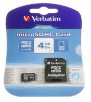 Logo Micro-sdhc carte memoire 4gb verbatim class-10 f552687
