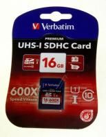 Logo Sdhc-uhs-i speicherkarte 16gb verbatim uhs-i class-10 f552425