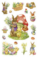Logo Herma stickers de pques magic 'joyeux lapins', yeux 6502591