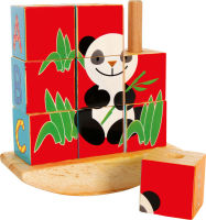 Logo Puzzle cubes  encastrer panda 8556