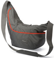 Logo Lowepro, produit rfrence : passport sling iii gris-orange