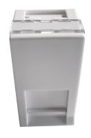 Logo Module 22.5x45 1 port incline a 30� blanc ngc1556