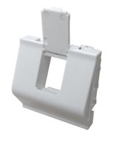 Logo Module 45x45 1 port incline a 30� blanc ngc1554v2