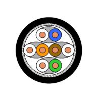 Logo Cable cat7 s/ftp lr22 4p touret 1000m pehd noir / awg22 longue distance jusqu'a 180m 60039922