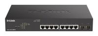 Logo Easy smart 8 ports poe giga + 2 sfp 130w 8 ports poe 2 ports sfp 11' rackable dgs-1100-10mpv2