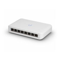 Logo Unifi low-cost desktop 8port gigabi t switch with poe 52w usw-lite-8-poe