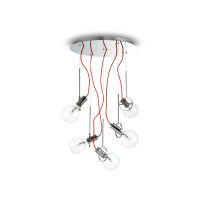 Logo [i-l-141145] lampe suspendue radio e27 5 ampoules  (avec ampoule)