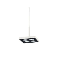 Logo [i-l-205823] lampe suspendue garage led 4 ampoules 12w