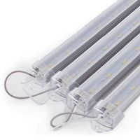 Logo Luminaire aluminium eco 1 x led tube t8 60cm  - couleur blanc chaud kd-147-4x1_5w-arm-ww