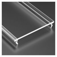 Logo Diffuseur wide pc frosted profil solis, iledo, inso 2,02m  - difusor transparent ll-11-3033-20