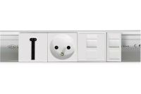 Logo Goulotte logix 45 planetwattohm 50 x 50 1 compartiment - 2 m 753003